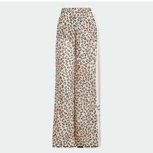 ADIDAS ORIGINALS LEOPARD LUXE WIDE LEG ADIBREAK TRACK PANTS